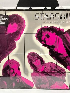 Starship - No Protection LP (1987) Grunt 6313-1-G - Sealed W/Hype Sticker